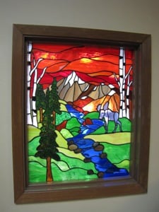 {PRACTICE_NAME} stained glass window